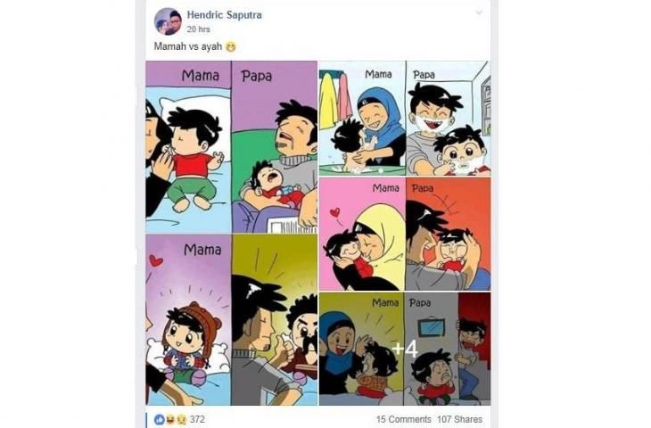 Meme Mama Vs Papa Ini Nyindir Banget, Penampakannya Bikin Netizen Ngakak