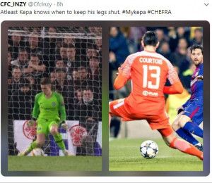 7 Meme Kiper Chelsea Kepa Arrizabalaga yang Bikin Senyum-senyum