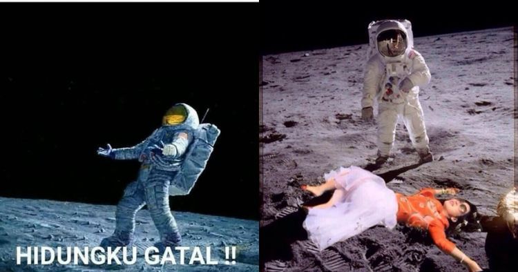 10 Meme lucu ‘astronot di bulan’ ini bikin ngakak sampai melayang