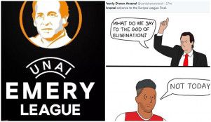 5 Meme Arsenal ke Final Liga Europa yang Menggelitik, Unai Emery League Nih