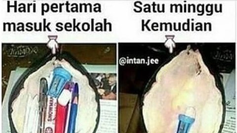 7 Meme Hari Pertama Sekolah, Bikin Ngakak Sekaligus Deg-degan