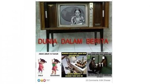 8 Meme Generasi Tua Bikin Nostalgia, Warganet: Anak Zaman Now Mana Paham