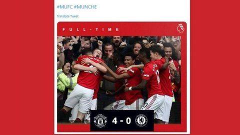 Manchester United Cukur Chelsea, Netizen Ramaikan dengan Meme Kocak