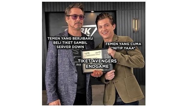 8 Meme Berburu Tiket Avengers Endgame Yang Kocak Habis