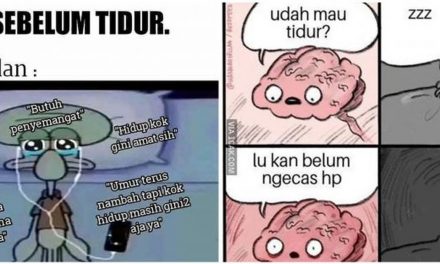 10 Meme lucu pemikiran sebelum tidur, bikin gagal ngantuk deh