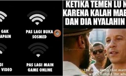 9 Meme lucu jaringan lag pas main game ini bikin tepuk jidat