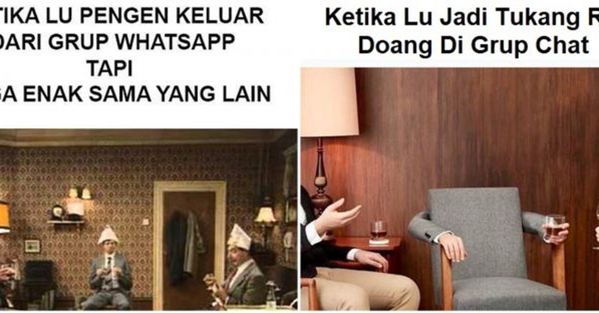 10 Meme grup chat ini kocaknya bikin nyengir tanda setuju