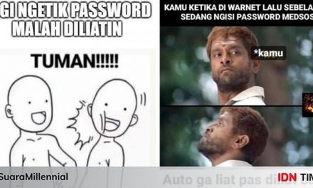 10 Meme ‘Ngintip Password’ yang Ngeselin Abis, Kepo Banget Sih