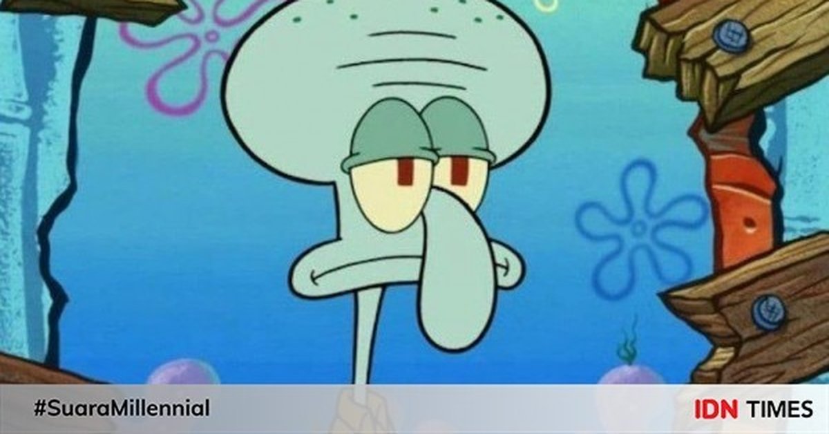 10 Meme Sedih Squidward yang Makjleb, Ngena Banget di Hati!