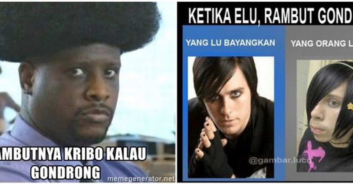 10 Meme hanya cowok gondrong yang paham ini kocak