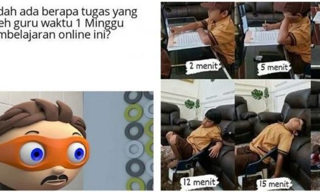 10 Meme lika-liku sekolah online, dramanya ada-ada aja