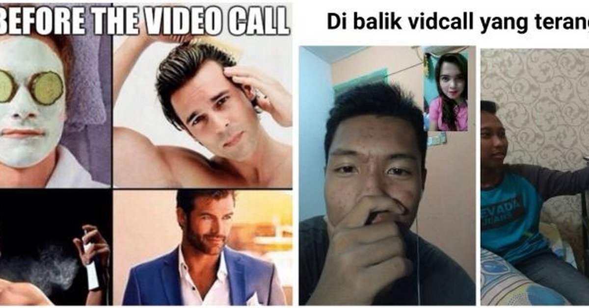 10 Meme lucu saat video call ini bikin cekikikan