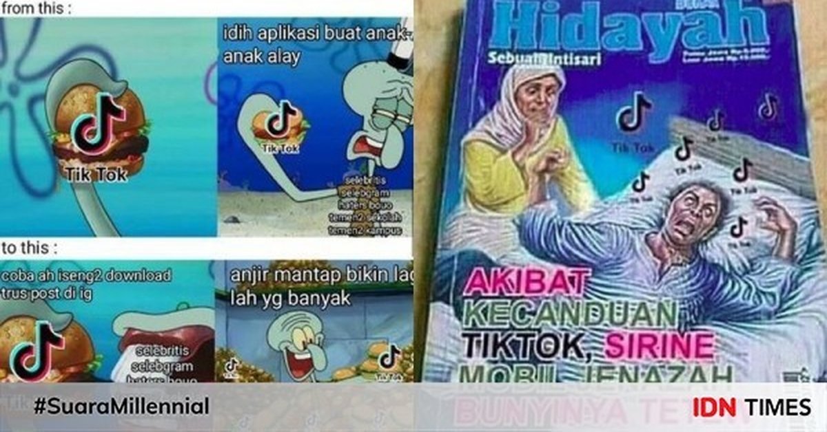 10 Meme Lucu Gara-gara Kecanduan TikTok, Dikit-dikit Goyang!