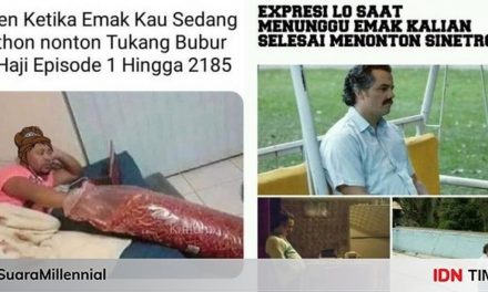 10 Meme Kocak Ketika Emak Nonton Sinetron, Gak Bisa Diganggu!