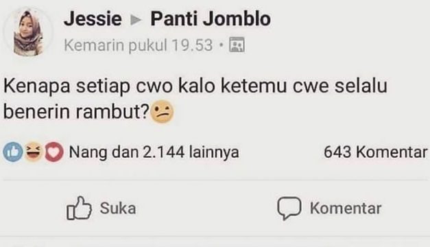 10 Pertanyaan di Facebook Dengan Jawaban Kocak bin Ngakak