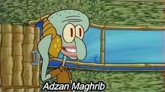 13 Meme Ramadhan ala SpongeBob yang Bikin Ngakak