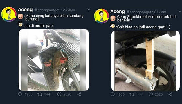 5 Meme Modifikasi Motor yang Endingnya Bikin Tepok Jidat