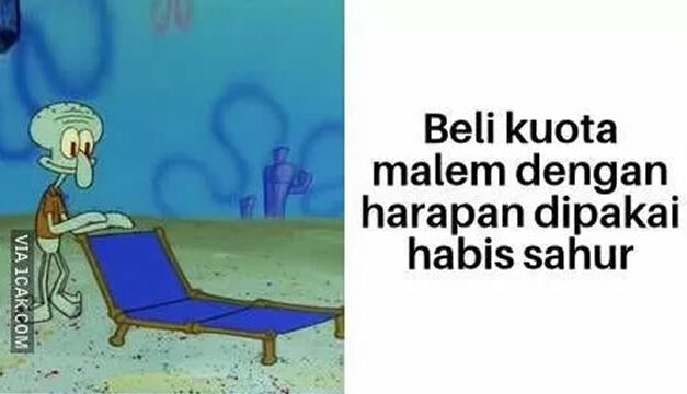10 Meme Sahur Lucu yang ‘Related’ Banget