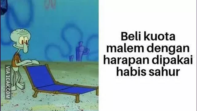 10 Meme Sahur Lucu yang ‘Related’ Banget