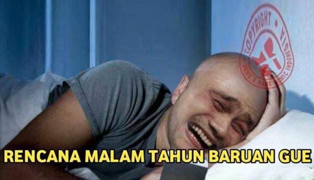 Meme Tahun Baru Gue vs Orang Lain