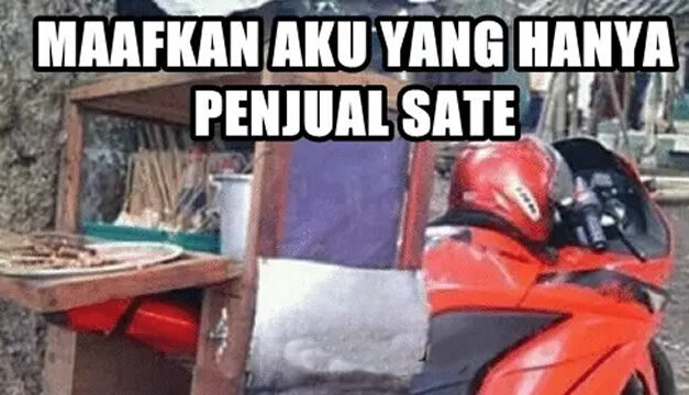 10 Meme Bisnis Kaki Lima ini Bikin Senyum Terkesima