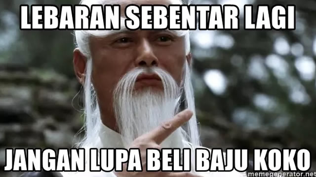 11 Meme Baju Lebaran yang Mengeneskan